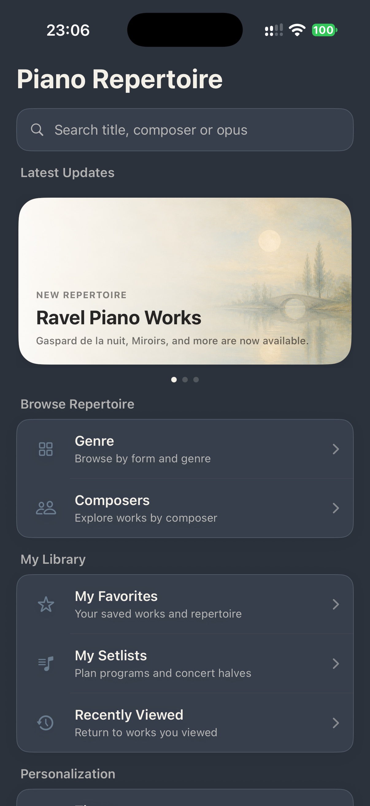 Piano Repertoire 首页